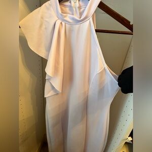 One shoulder ruffle dress